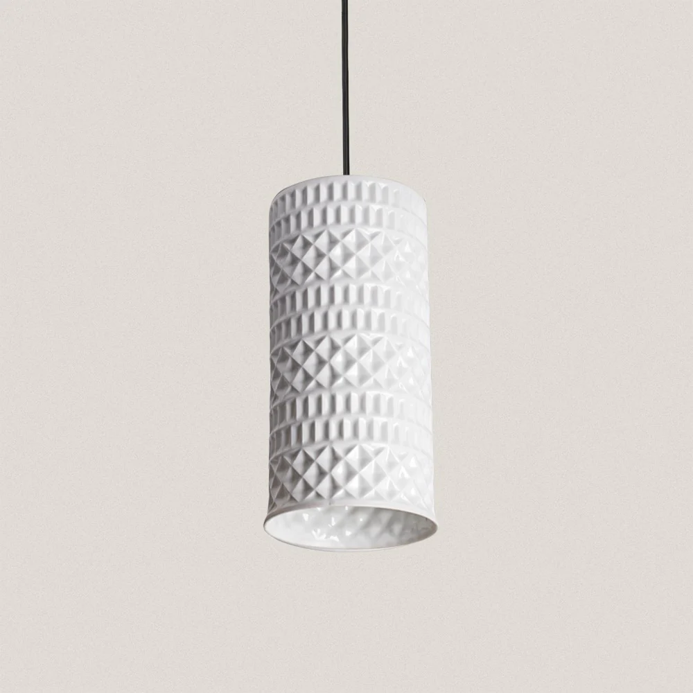 White Portomarínico Ceiling Lamp D-12
