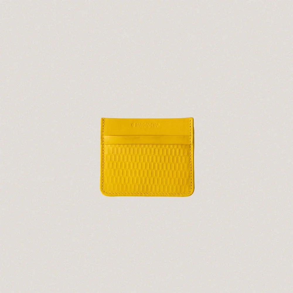 Yellow Granadínico Credit Card Holder