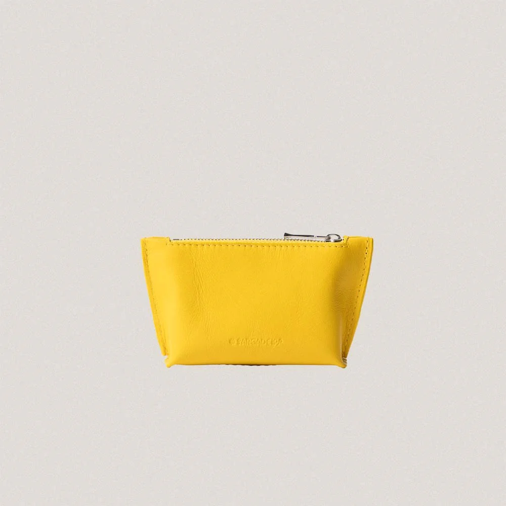 Yellow Granadínico Trapezio Change Purse - Image 2